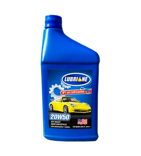ACEITE RELLENO 20W50 LUBRIONE AUTO