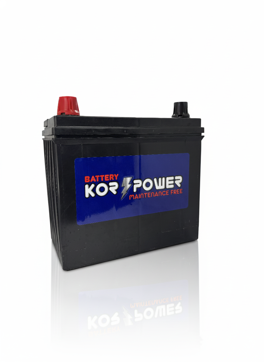 BATERIA KORPOWER 45 AMPERES ALTA POSITIVO IZQUIERDO