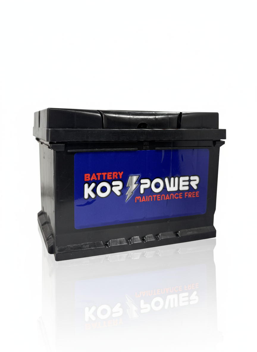 BATERIA KORPOWER 55 AMPERES POSITIVO IZQUIERDO