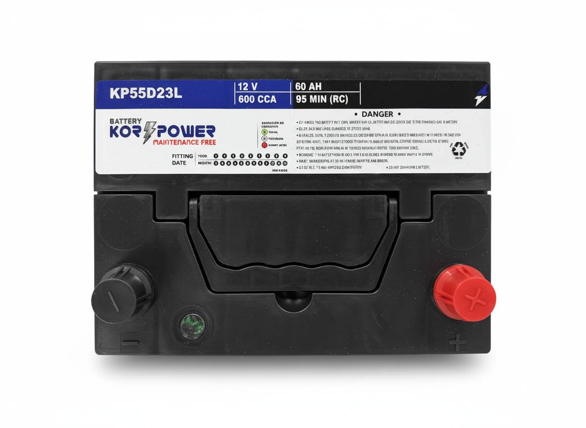 BATERIA KORPOWER 60 AMPERES ALTA POSITIVO DERECHO
