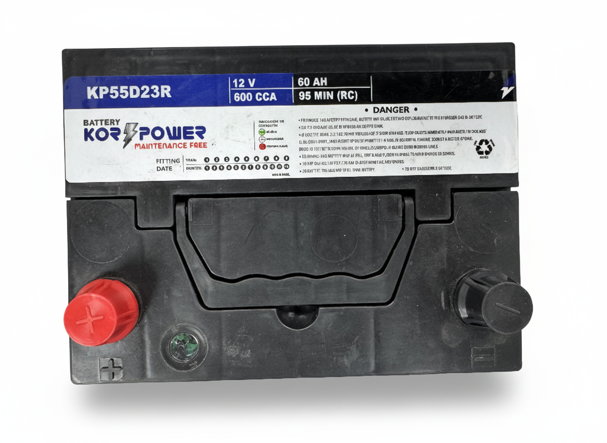 BATERIA KORPOWER 60 AMPERES ALTA POSITIVO IZQUIERDO