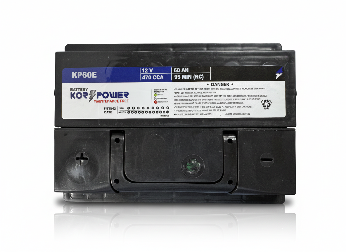 BATERIA KORPOWER 60 AMPERES POSITIVO IZQUIERDO