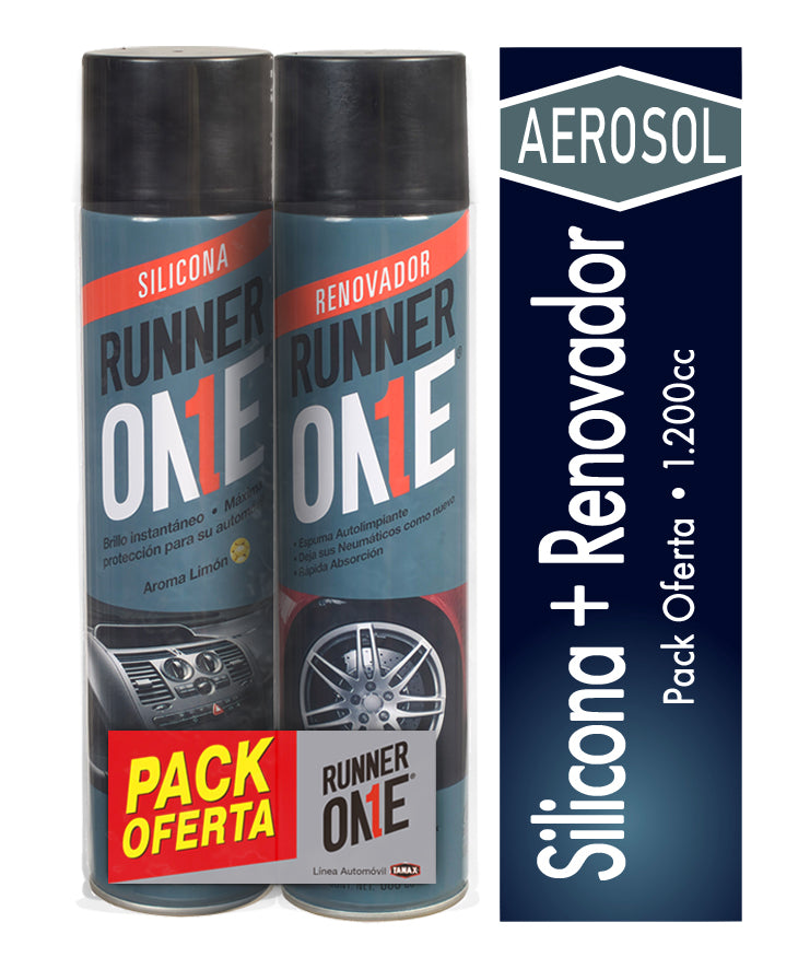 PACK SILICONA + RENOVADOR RUNNER ONE