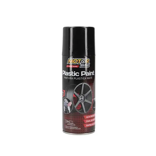 PLAST PAINT NEGRO MATTE MOTORLIFE