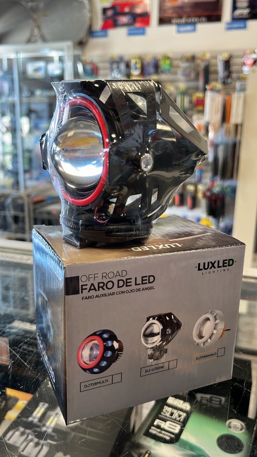 NEBLINERO LED OJO DE ANGEL MOTO