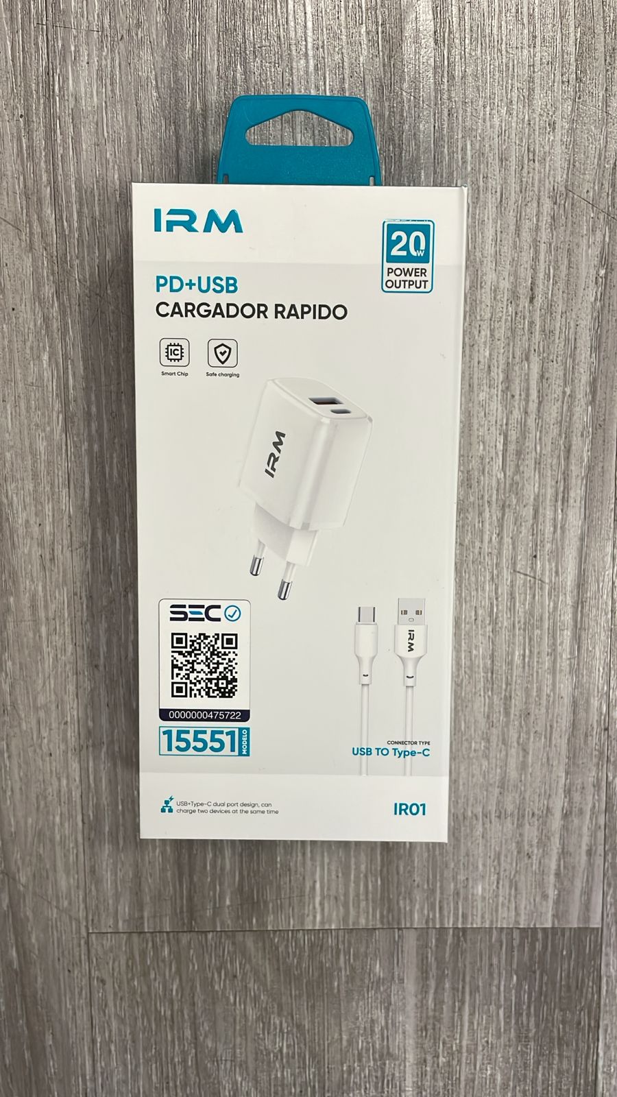 CARGADOR (CON CABLE C)